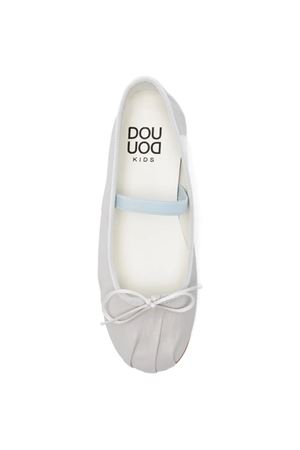 bow-detail ballerinas DOUUOD KIDS | BAL579GRIGIOPERLA